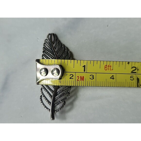 Pandora 925 Sterling Silver CZ Light As A Feather Pendant Vintage - Picture 9 of 10